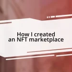 How I created an NFT marketplace