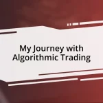 My Journey with Algorithmic Trading